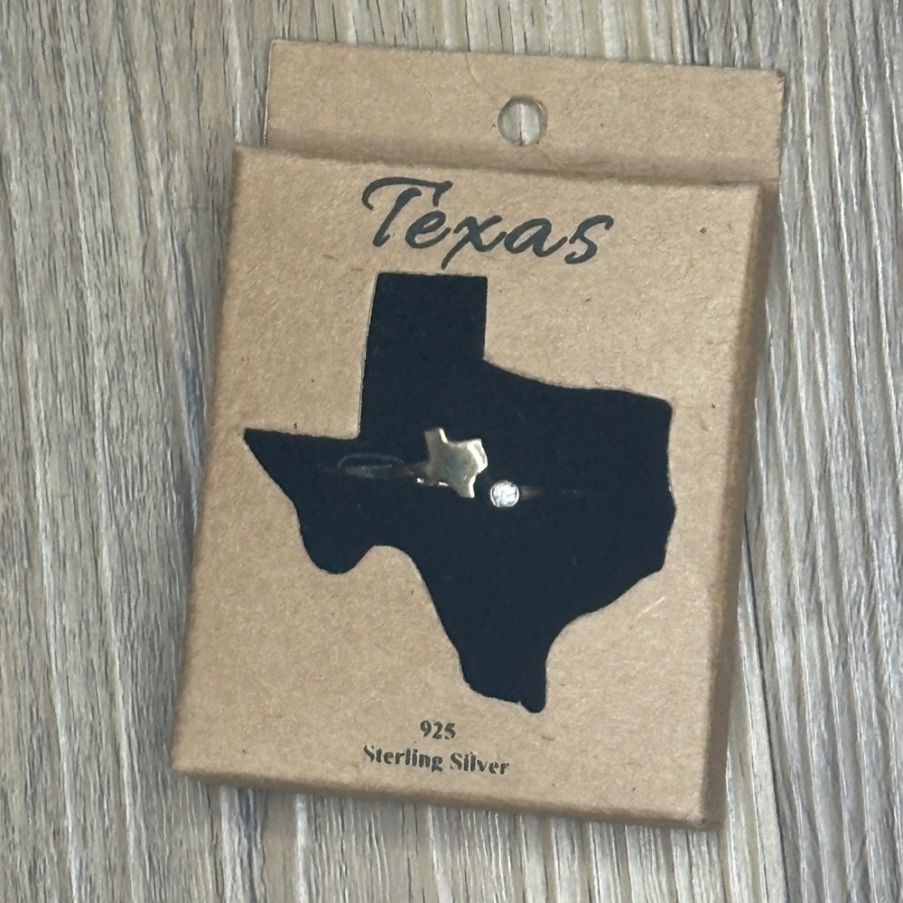 Texas Sterling Silver Star Ring